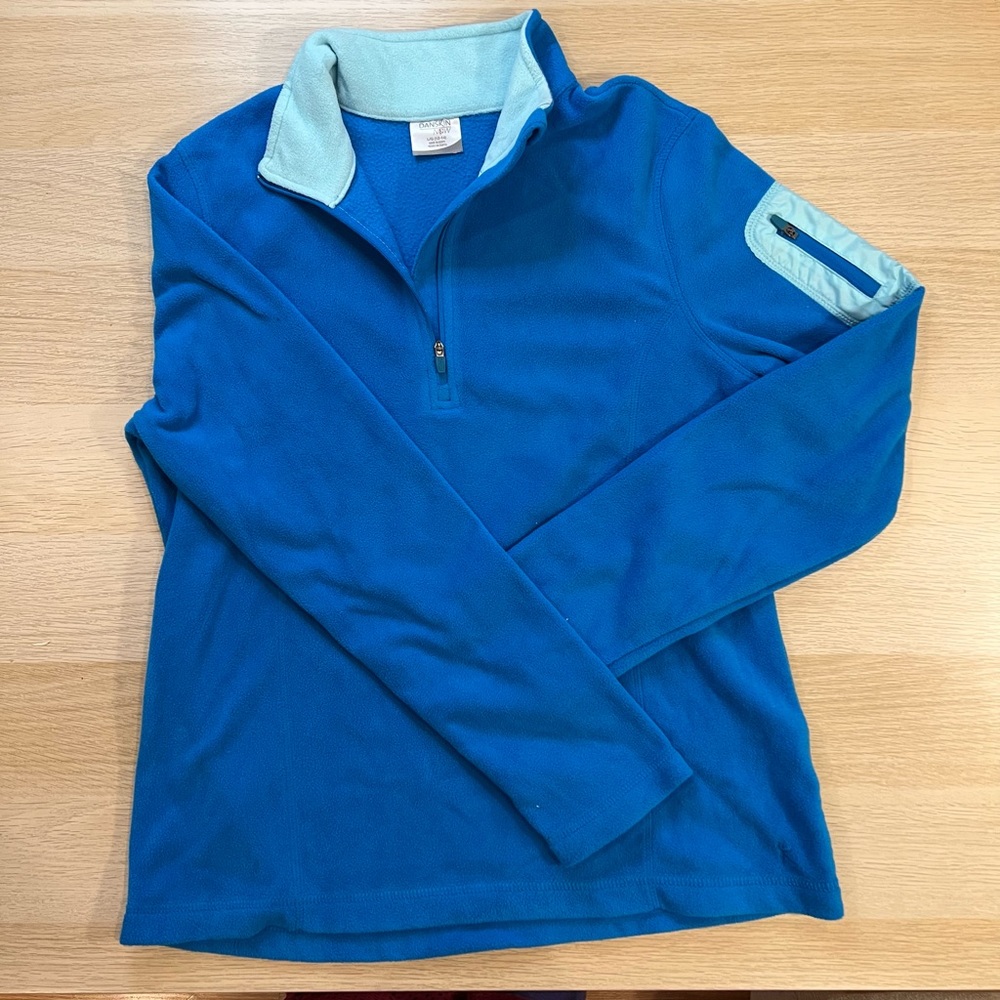 Cobalt Blue Quarter Zip Fleece